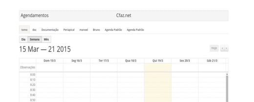 Central de Agendamentos